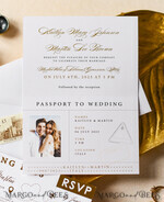 HOCHZEITS EINLADUNGEN Pass zur Liebe / Strandhochzeits-Einladungen Weißgoldene Pass-Einladung zur Hochzeit, goldene Flugzeug-Hochzeitseinladungen Boarding Pass, Reisepass-Hochzeitseinladungen im Ausland, Einladungen zur Hochzeitsreise, Reiskarten-Hochzeitsstationery15