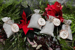 HOCHZEITSGESCHENKE Shabby Chic Leinen Geschenkbeutel Hochzeitsdanksagungs-Geschenke, ländlich schicke Taschen2