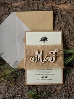 HOCHZEITS EINLADUNGEN Wald / Berge / Waldlandschaft Thema Waldstationery8