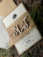HOCHZEITS EINLADUNGEN Wald / Berge / Waldlandschaft Thema Waldstationery8