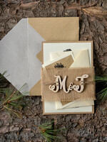 HOCHZEITS EINLADUNGEN Wald / Berge / Waldlandschaft Thema Waldstationery8