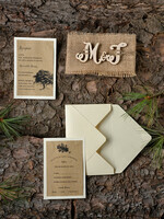 HOCHZEITS EINLADUNGEN Wald / Berge / Waldlandschaft Thema Waldstationery8