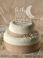 TORTENDEKORATION  
 RUSTIKAL  
 Hochzeitstorte Topper, vintage5