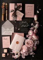 HOCHZEITS EINLADUNGEN Elegante Einladungen Klassische Karten Romantische Blush Pink Box Hochzeitseinladungen Suite, Elegante erschwingliche Hochzeitseinladungen, Luxus Acryl Plexi Hochzeitseinladungen, Glamour Vellum Hochzeitseinladungen15
