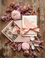 HOCHZEITS EINLADUNGEN Elegante Einladungen Klassische Karten Maßgeschneiderte pinke Hochzeitseinladungen, elegante Fine-Art-Hochzeitseinladungen, Vintage-Blush-Pink-Einladungsset, minimalistische Hochzeitsstationery.8