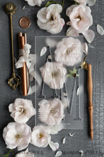 HOCHZEITS EINLADUNGEN Elegante Einladungen Klassische Karten Luxuriöse gefrorene Acryl-Plexi-Hochzeitskarten mit gravierten Initialen, romantische blush-pinke Hochzeitseinladungen, minimalistische Hochzeitseinladungssuite, elegante Vellum-Hochzeitskarten.7