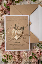 HOCHZEITS EINLADUNGEN Elegante Einladungen Klassische Karten Vintage Holzhochzeitskarten, elegante Birkenherz-Hochzeitskarten, maßgeschneiderte Eco-Papier-Hochzeitskarten, erschwingliche und handgefertigte Hochzeitsstationery.21