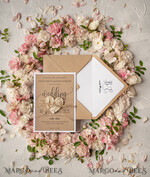 HOCHZEITS EINLADUNGEN Elegante Einladungen Klassische Karten Vintage Holzhochzeitskarten, elegante Birkenherz-Hochzeitskarten, maßgeschneiderte Eco-Papier-Hochzeitskarten, erschwingliche und handgefertigte Hochzeitsstationery.21