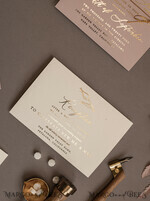 HOCHZEITS EINLADUNGEN Gold / Roségold / Silber / Glitzer Goldschimmer Hochzeiteinladungen, Blush Pink Glitter Hochzeitskarten, Glamour Goldene Hochzeitsinvitation Suite, Romantische erschwingliche Hochzeitsstationery9