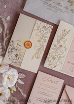 HOCHZEITS EINLADUNGEN Gold / Roségold / Silber / Glitzer Maßgeschneiderte Hochzeits-Einladungskarten, Glamour Hochzeitskarten • Glitzernde Hochzeits-Einladungssuite • Luxushochzeitskarten15