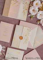 HOCHZEITS EINLADUNGEN Gold / Roségold / Silber / Glitzer Maßgeschneiderte Hochzeits-Einladungskarten, Glamour Hochzeitskarten • Glitzernde Hochzeits-Einladungssuite • Luxushochzeitskarten15