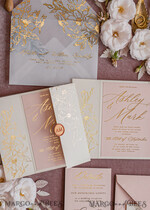 HOCHZEITS EINLADUNGEN Gold / Roségold / Silber / Glitzer Maßgeschneiderte Hochzeits-Einladungskarten, Glamour Hochzeitskarten • Glitzernde Hochzeits-Einladungssuite • Luxushochzeitskarten15