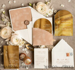 HOCHZEITS EINLADUNGEN Gold / Roségold / Silber / Glitzer Luxuriöse Arch Gold Acryl Hochzeitsinvitation Suite, Velvet Pocket beige Hochzeitskarten, Glamour Hochzeitskarten9