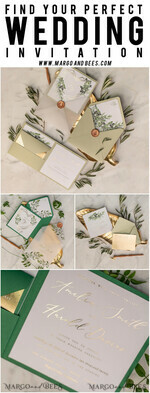 HOCHZEITS EINLADUNGEN Gold / Roségold / Silber / Glitzer Elegante Olivenhochzeitskarten, luxuriöse salbeigrüne Hochzeitseinladungen, glamouröse goldene Pocketfold-Hochzeitskarten, maßgeschneiderte Toskana-Hochzeitsinvitation-Suite.14