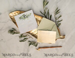 HOCHZEITS EINLADUNGEN Gold / Roségold / Silber / Glitzer Elegante Olivenhochzeitskarten, luxuriöse salbeigrüne Hochzeitseinladungen, glamouröse goldene Pocketfold-Hochzeitskarten, maßgeschneiderte Toskana-Hochzeitsinvitation-Suite.14