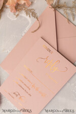 HOCHZEITS EINLADUNGEN Gold / Roségold / Silber / Glitzer Glamour Vellum Hochzeitskarten, Goldener Glanz Hochzeitskarten, Romantische Blush-Pink Hochzeitsstationery, Elegante Goldfolie Hochzeits-Einladungen29