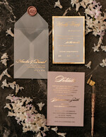 HOCHZEITS EINLADUNGEN Gold / Roségold / Silber / Glitzer Luxus Gold Marmor Hochzeitskarten, Glamour goldener Glanz Hochzeitseinladungen, romantische blush rosa Hochzeitskarten, elegante goldfolierte Hochzeits Einladungssuite35