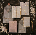 HOCHZEITS EINLADUNGEN Gold / Roségold / Silber / Glitzer Luxus Gold Marmor Hochzeitskarten, Glamour goldener Glanz Hochzeitseinladungen, romantische blush rosa Hochzeitskarten, elegante goldfolierte Hochzeits Einladungssuite35