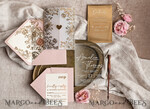 HOCHZEITS EINLADUNGEN Gold / Roségold / Silber / Glitzer Maßgeschneiderte Acryl-Rosa-Gold-Hochzeitseinladung, Glamouröse goldene Nude-Hochzeitseinladungen mit Umschlägen, Moderne goldene Plexi-Hochzeitseinladung Suite mit RSVP, Boho Glam Hochzeitseinladungen mit Wachssiegel.19