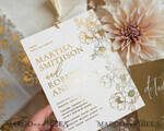 HOCHZEITS EINLADUNGEN Gold / Roségold / Silber / Glitzer Vllum Hochzeitskarten-Set, Boho Glam Hochzeitskarten, Golden Shine Hochzeitseinladungen, Elegante Goldene Hochzeitskarten21