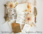 HOCHZEITS EINLADUNGEN Gold / Roségold / Silber / Glitzer Vllum Hochzeitskarten-Set, Boho Glam Hochzeitskarten, Golden Shine Hochzeitseinladungen, Elegante Goldene Hochzeitskarten21