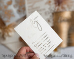 HOCHZEITS EINLADUNGEN Gold / Roségold / Silber / Glitzer Vllum Hochzeitskarten-Set, Boho Glam Hochzeitskarten, Golden Shine Hochzeitseinladungen, Elegante Goldene Hochzeitskarten21