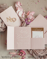 HOCHZEITS EINLADUNGEN Gold / Roségold / Silber / Glitzer Luxus-Spiegelgold-Hochzeitseinladungen, elegante Blush-Pink-Hochzeitskarten, glamouröse Acryl-Hochzeitseinladungen, klare Plexi-Hochzeitseinladungssuite.22