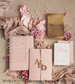 HOCHZEITS EINLADUNGEN Gold / Roségold / Silber / Glitzer Luxus-Spiegelgold-Hochzeitseinladungen, elegante Blush-Pink-Hochzeitskarten, glamouröse Acryl-Hochzeitseinladungen, klare Plexi-Hochzeitseinladungssuite.22