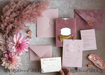 HOCHZEITS EINLADUNGEN Gold / Roségold / Silber / Glitzer Glamour-Pink Velvet-Hochzeitskarten, luxuriöse goldene Quaste Hochzeitsinvitation Suite, romantische Blush-Pink arabische Hochzeitskarten, elegante goldene Glanz-Hochzeitseinladungen.16