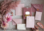 HOCHZEITS EINLADUNGEN Gold / Roségold / Silber / Glitzer Glamour-Pink Velvet-Hochzeitskarten, luxuriöse goldene Quaste Hochzeitsinvitation Suite, romantische Blush-Pink arabische Hochzeitskarten, elegante goldene Glanz-Hochzeitseinladungen.16