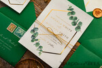 HOCHZEITS EINLADUNGEN Gold / Roségold / Silber / Glitzer Elegante Eukalyptus-Hochzeitseinladungen, glamouröse goldene Hochzeitskarten, maßgeschneiderte Grünpflanzen-Gold-Hochzeitseinladungen, minimalistische Hochzeitseinladungssuite.33