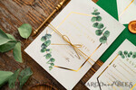 HOCHZEITS EINLADUNGEN Gold / Roségold / Silber / Glitzer Elegante Eukalyptus-Hochzeitseinladungen, glamouröse goldene Hochzeitskarten, maßgeschneiderte Grünpflanzen-Gold-Hochzeitseinladungen, minimalistische Hochzeitseinladungssuite.33