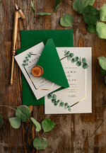 HOCHZEITS EINLADUNGEN Gold / Roségold / Silber / Glitzer Elegante Eukalyptus-Hochzeitseinladungen, glamouröse goldene Hochzeitskarten, maßgeschneiderte Grünpflanzen-Gold-Hochzeitseinladungen, minimalistische Hochzeitseinladungssuite.33