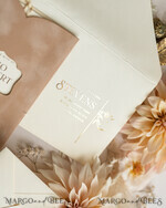 HOCHZEITS EINLADUNGEN Gold / Roségold / Silber / Glitzer Maßgeschneiderte Hochzeitskarten aus Samt mit Cremetasche, elegante goldene Quaste Hochzeitskarten, goldene Hochzeitsladung, Luxus-Hochzeitskarten25