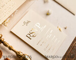 HOCHZEITS EINLADUNGEN Gold / Roségold / Silber / Glitzer Arch Acryl Hochzeits-Einladungssuite, Boho Glam Hochzeits-Einladungen, Goldener Glanz Hochzeitskarten, Elegante goldene Hochzeitskarten28