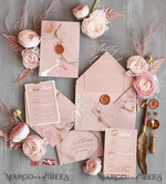 HOCHZEITS EINLADUNGEN Gold / Roségold / Silber / Glitzer Blush Pink Marmor Hochzeitskarten, Luxus Goldfolie Hochzeitsinvitation Set, Acrylkarten, Marmor Glamour Hochzeitsinvitation Suite, Elegante Hochzeitskarten Marmor8