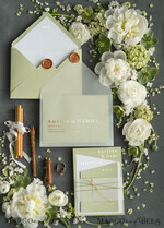 HOCHZEITS EINLADUNGEN Gold / Roségold / Silber / Glitzer Luxus Goldfolien Hochzeitskarten, elegante Salbeigrüne Hochzeitskarten, glamouröse goldene Hochzeits Einladung Suite, geometrische Hochzeitskarten.16