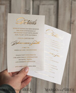 HOCHZEITS EINLADUNGEN Gold / Roségold / Silber / Glitzer Perlenbesetzte maßgeschneiderte elegante reinweiße Gold-Hochzeits-Einladungssuite, perlenbesetzte Hochzeitskarten, luxuriöse Hochzeitsstationery, Seidenband, vellum-beadetes Etui mit Ihrem Monogramm.21