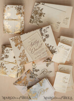 HOCHZEITS EINLADUNGEN Gold / Roségold / Silber / Glitzer Luxus-Goldfolie-Hochzeitseinladungen, Plexi-Glamour-Hochzeitseinladung Suite, elegante Samt-Hochzeitseinladungen, maßgeschneiderte goldene Hochzeitspapeterie.13