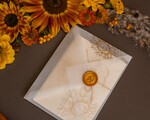HOCHZEITS EINLADUNGEN Gold / Roségold / Silber / Glitzer Goldene Glitter-Hochzeitseinladungen, Luxus-Goldfolien-Hochzeitseinladungen, romantische Sonnenblumen-Hochzeitseinladungen, luxuriöse Glamour-nude Hochzeitspapeterie14