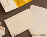 HOCHZEITS EINLADUNGEN Gold / Roségold / Silber / Glitzer Goldene Glitter-Hochzeitseinladungen, Luxus-Goldfolien-Hochzeitseinladungen, romantische Sonnenblumen-Hochzeitseinladungen, luxuriöse Glamour-nude Hochzeitspapeterie14