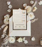 HOCHZEITS EINLADUNGEN Gold / Roségold / Silber / Glitzer Goldene Marmor-Hochzeitskarten, luxuriöses Goldfolien-Hochzeitseinladungset, Marmor-Glamour-Hochzeitseinladungssuite, elegante Hochzeitskarten Marmor10