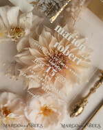 HOCHZEITS EINLADUNGEN Gold / Roségold / Silber / Glitzer Acryl-Hochzeitseinladungssatz, Boho Glam Hochzeitseinladungen, Goldener Glanz Hochzeitseinladungen, Elegante Gold Hochzeitseinladungen29