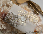 HOCHZEITS EINLADUNGEN Gold / Roségold / Silber / Glitzer Acryl-Hochzeitseinladungssatz, Boho Glam Hochzeitseinladungen, Goldener Glanz Hochzeitseinladungen, Elegante Gold Hochzeitseinladungen29