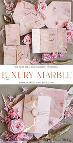 HOCHZEITS EINLADUNGEN Gold / Roségold / Silber / Glitzer Personalisierte Marmor-Hochzeitseinladungen, luxuriöses Goldfolie-Hochzeitseinladungsset, Blush Pink Marmor Glamour Hochzeitseinladung Suite, luxuriöse Hochzeitseinladungen Blush Pink Marmor10
