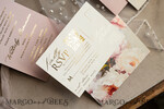 HOCHZEITS EINLADUNGEN Gold / Roségold / Silber / Glitzer Blush Pink Chiffon Schleife mit Perlen maßgeschneiderte elegante Pfingstrose Roségold Hochzeits-Einladung Suite, weiße Perlen goldene Hochzeitskarten, Boho goldene Mappe Hochzeitsstationery, Vellum Etui mit Monogramm.34