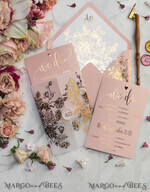HOCHZEITS EINLADUNGEN Gold / Roségold / Silber / Glitzer Luxus Pergament Goldfolien Hochzeitskarten, elegante Blush-Pink Hochzeitskarten-Suite, Glamour Hochzeitskarten, goldenes Glanz Hochzeitskarten-Suite69