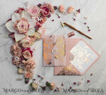 HOCHZEITS EINLADUNGEN Gold / Roségold / Silber / Glitzer Luxus Pergament Goldfolien Hochzeitskarten, elegante Blush-Pink Hochzeitskarten-Suite, Glamour Hochzeitskarten, goldenes Glanz Hochzeitskarten-Suite69