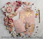 HOCHZEITS EINLADUNGEN Gold / Roségold / Silber / Glitzer Luxus Pergament Goldfolien Hochzeitskarten, elegante Blush-Pink Hochzeitskarten-Suite, Glamour Hochzeitskarten, goldenes Glanz Hochzeitskarten-Suite69
