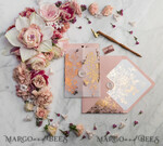 HOCHZEITS EINLADUNGEN Gold / Roségold / Silber / Glitzer Luxus Pergament Goldfolien Hochzeitskarten, elegante Blush-Pink Hochzeitskarten-Suite, Glamour Hochzeitskarten, goldenes Glanz Hochzeitskarten-Suite69